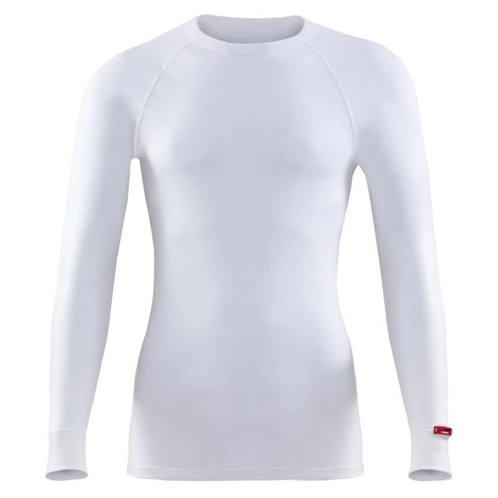 Blackspade 9259 Unisex Bay-Bayan Uzun Kol Sıfır Yaka Termal İçlik - Blackspade - Uzun Kollu O Yaka Termal - Beyaz - S