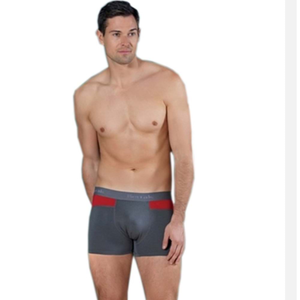 Berrak 1110 Erkek Modal Pamuk Boxer Şort - Füme - S