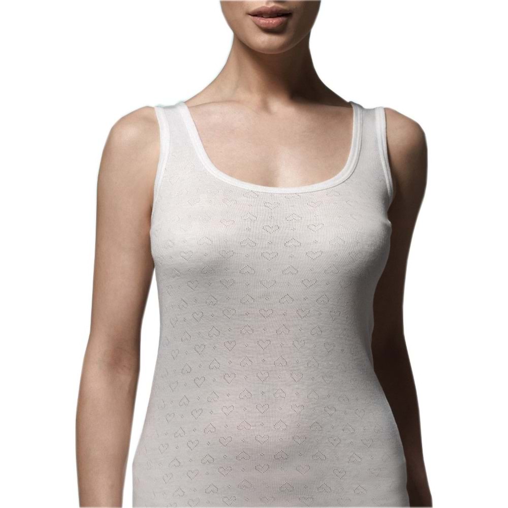 Blackspade1266 All Seasons Bayan Termal Atlet - Blackspade - Askılı Atlet Termal - Beyaz - M