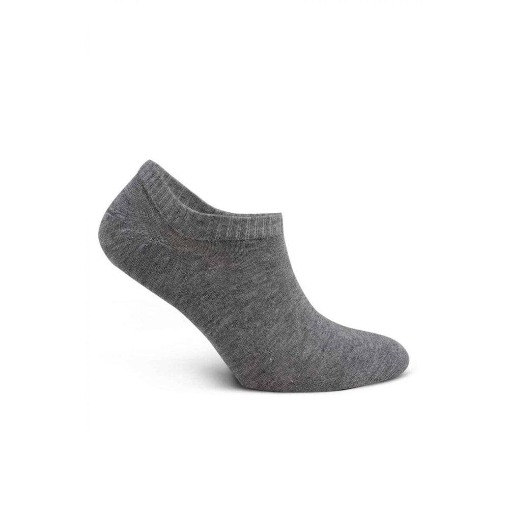 Dündar Erkek Sneaker Bambu Görünmez Dikişsiz Çorap - Dündar - Sneaker Çorap - Gri - 40-44