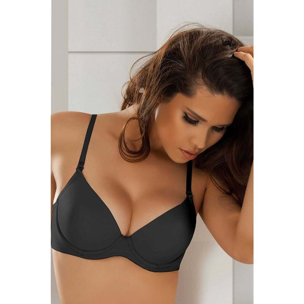 Le Jardin 7080 Desire Destekli Mikro Kadın Sütyen - Le Jardin - Sütyen - Siyah - 75 B