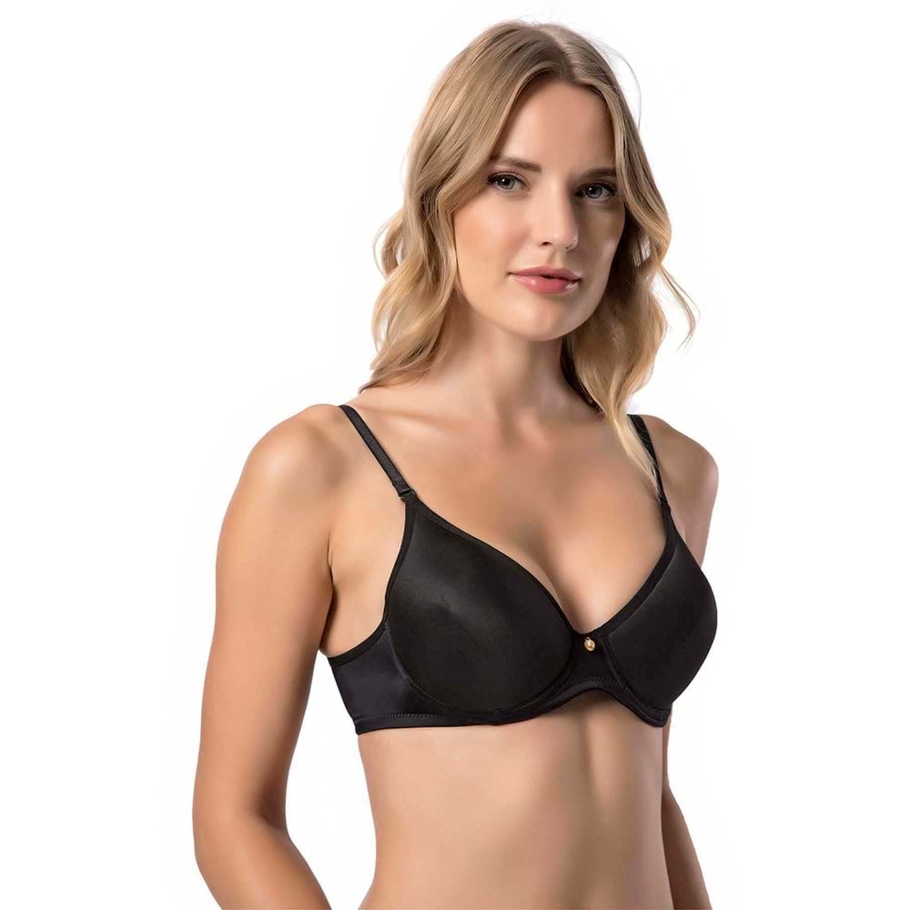 Le Jardin 9405 Fanetta Yumuşak Kap Kadın Mikro Sütyen - Le Jardin - Sütyen - Siyah - 80 B