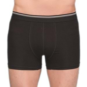 3 Adet Berrak 1097 Pamuk Likralı Erkek Boxer Şort Paçalı Külot Don - Beyaz - S