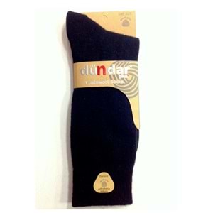 Dündar Lambswool Unisex Kuzu Yünü Çorap Siyah - 36-40