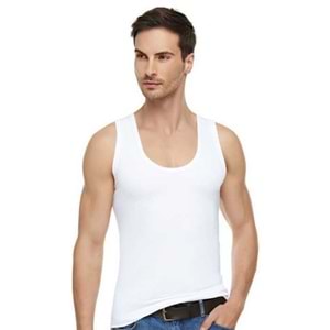 Tutku Elit Erkek Modal Elastan Likralı Atlet 1201 - Beyaz - L