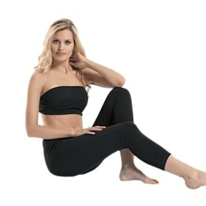 Namaldı 254 Termal Şardonlu Kadın Tayt - Siyah - L-XL