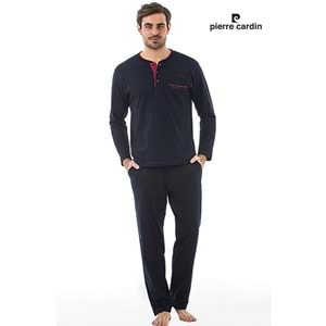 Pierre Cardin 5520 Saten Damat Çeyiz Pijama & Robdöşambr 5li Set - Pierre Cardin - 5 Li Damat Pijama Set - Bordo - S