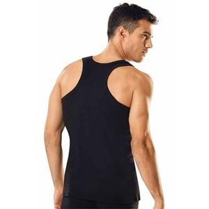 Tutku 0118 %100 Pamuk Rambo Spor Erkek Atlet - Tutku - Atlet - Siyah - S