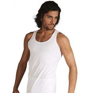 Tutku 0101 %100 Pamuk Klasik Erkek Atlet - Tutku - Atlet - Beyaz - 4 XL