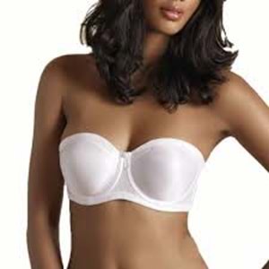 Yeni İnci 1680 Straplez Balenli (Telli) Toparlayıcı Sütyen - Yeni İnci - Toparlayıcı Sütyen - Siyah - 85 B