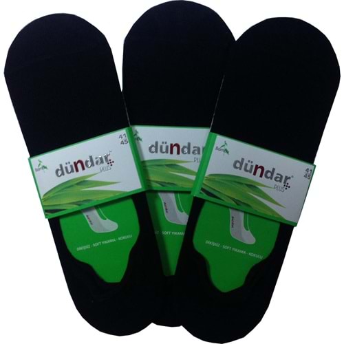 6 Adet Dündar Plus Erkek Silikonlu Bambu Babet Çorap