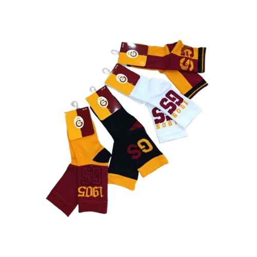 Çimpa Çocuk Taraftar GS Pamuk Çorap 4 Çift