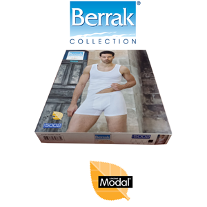 Berrak Modal Erkek Atlet & Boxer Takım 5002 - Berrak - Atlet&Boxer Takım - Beyaz - M