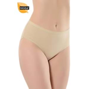 Belinay 4 Lü Paket Modal Yüksek Bel Bayan Külot 069 -Ten - L