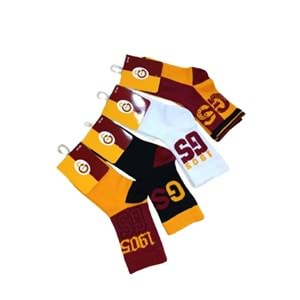 Çimpa Çocuk Taraftar GS Pamuk Çorap 4 Çift - Karışık Renk - 23-26