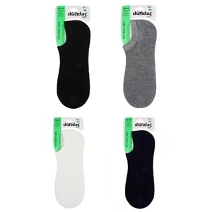 6 Adet Dündar Erkek Sneaker Bambu Görünmez Dikişsiz Çorap - Dündar - Sneaker Çorap - Karışık - 40-44