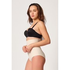 Emay Lazer Kesim Yüksek Bel Kadın Slip Korse 2708 - Emay - Korse - Ten - S