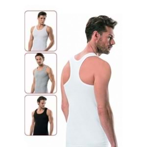 6 Adet Seher Yıldızı 0058 %100 Pamuk Ribana Rambo Spor Erkek Atlet - Karışık - S