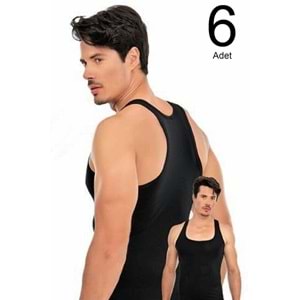 6 Adet Seher Yıldızı 0058 %100 Pamuk Ribana Rambo Spor Erkek Atlet - Karışık - S